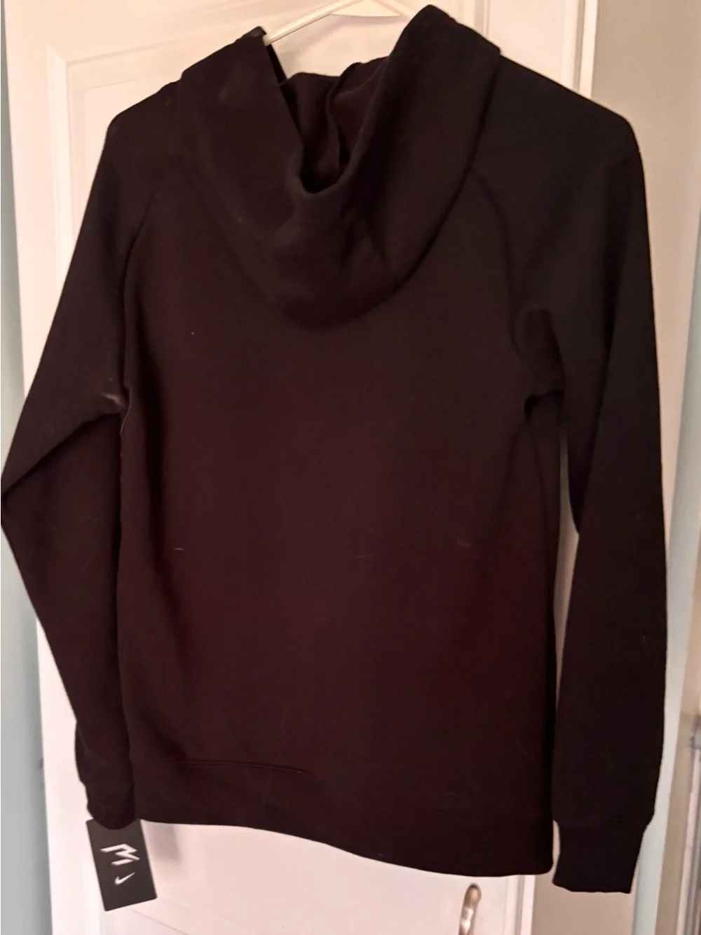 Nike Black Hoodie with Tan NIKE Graphic - Fired Up